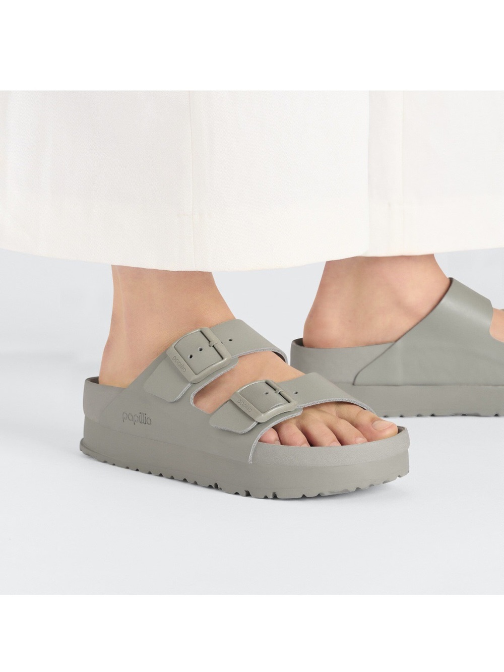 NEW IN BOX Birkenstock Papillio Arizona Flex Platform Leather Sandals